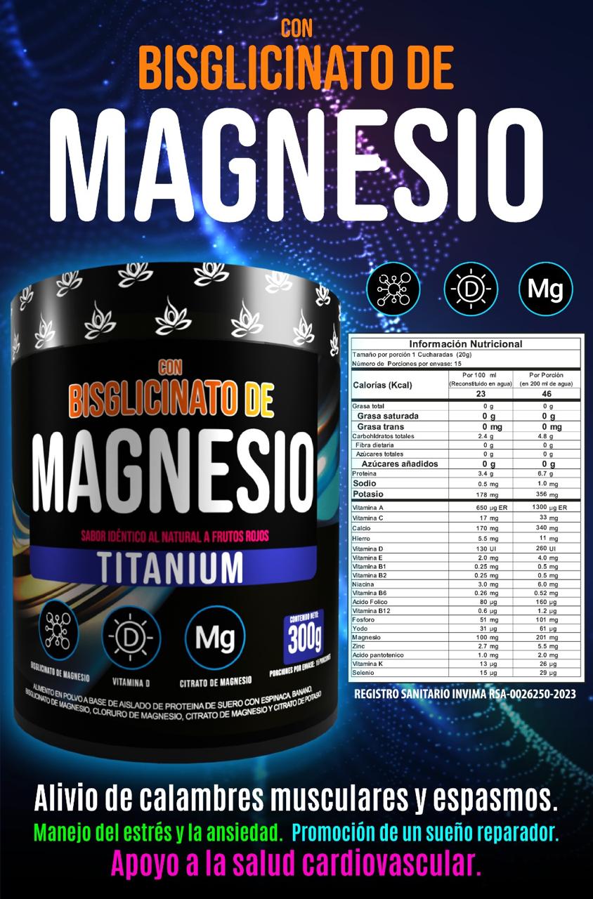 Bisglicinato de Magnesio con TITANIUM
